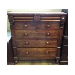 A Victorian North Country chest of drawe