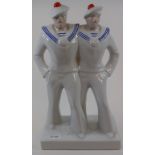 An Art Deco style group, of two sailors,