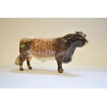 A Beswick Dairy Shorthorn Bull, 1504, gloss (ear a.f.