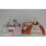 A Royal Doulton figure, Afternoon Tea, HN1747, and another, Belle O' The Ball,