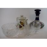 Assorted glass and other items (3 boxes)