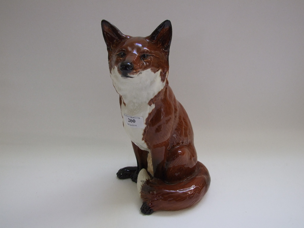 A Beswick Fireside Fox, 2348, - Image 2 of 3