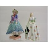 Six Royal Doulton figures, including Pantalettes, HN1362, and Carolyn,
