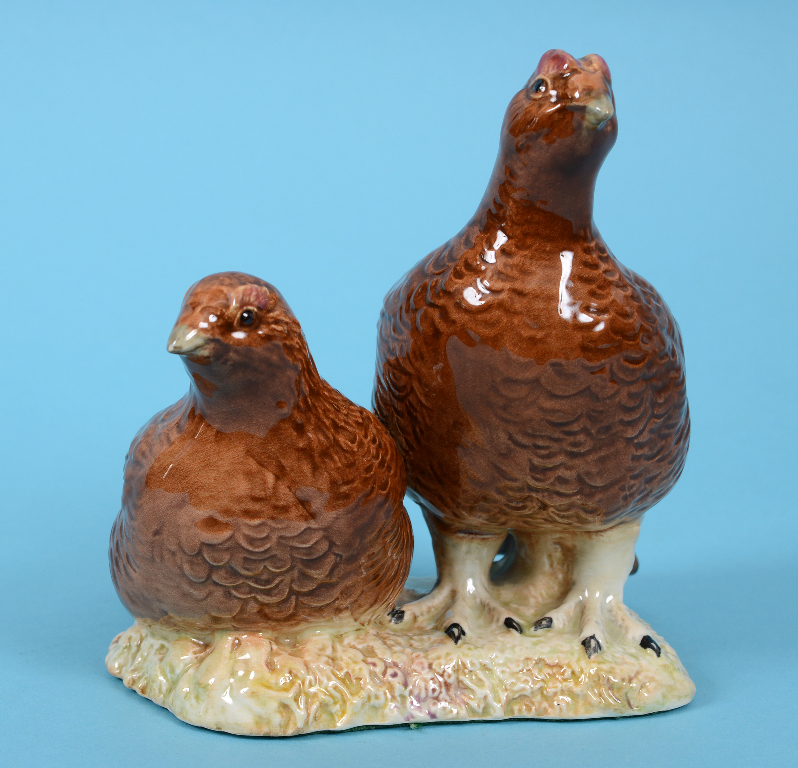 A Beswick group, Grouse, 2063,