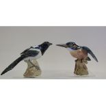 A Beswick Magpie, 2305, and a Kingfisher, 2371,