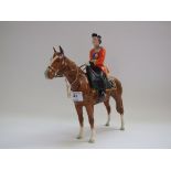 A Beswick HM Queen Elizabeth II on Imperial, 1546, gloss (horse's tail and back legs restored,