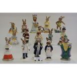 Fifteen Royal Doulton Bunnykins figures,