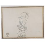 A Warner Brothers Animation Art pencil d