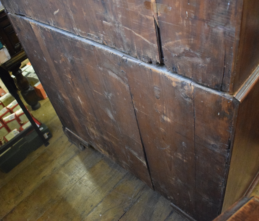 A George III mahogany chest on chest, - Image 19 of 24