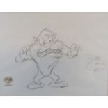 A Warner Brothers Animation Art pencil s