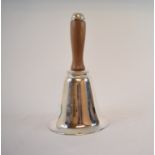 A silver plated novelty cocktail shaker,