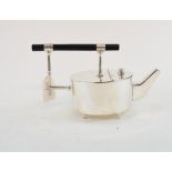 A Dr Christopher Dresser style tea pot,