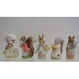 Five Beswick Beatrix Potter figures, inc