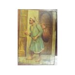 W Powell, a Moroccan water carrier, oil