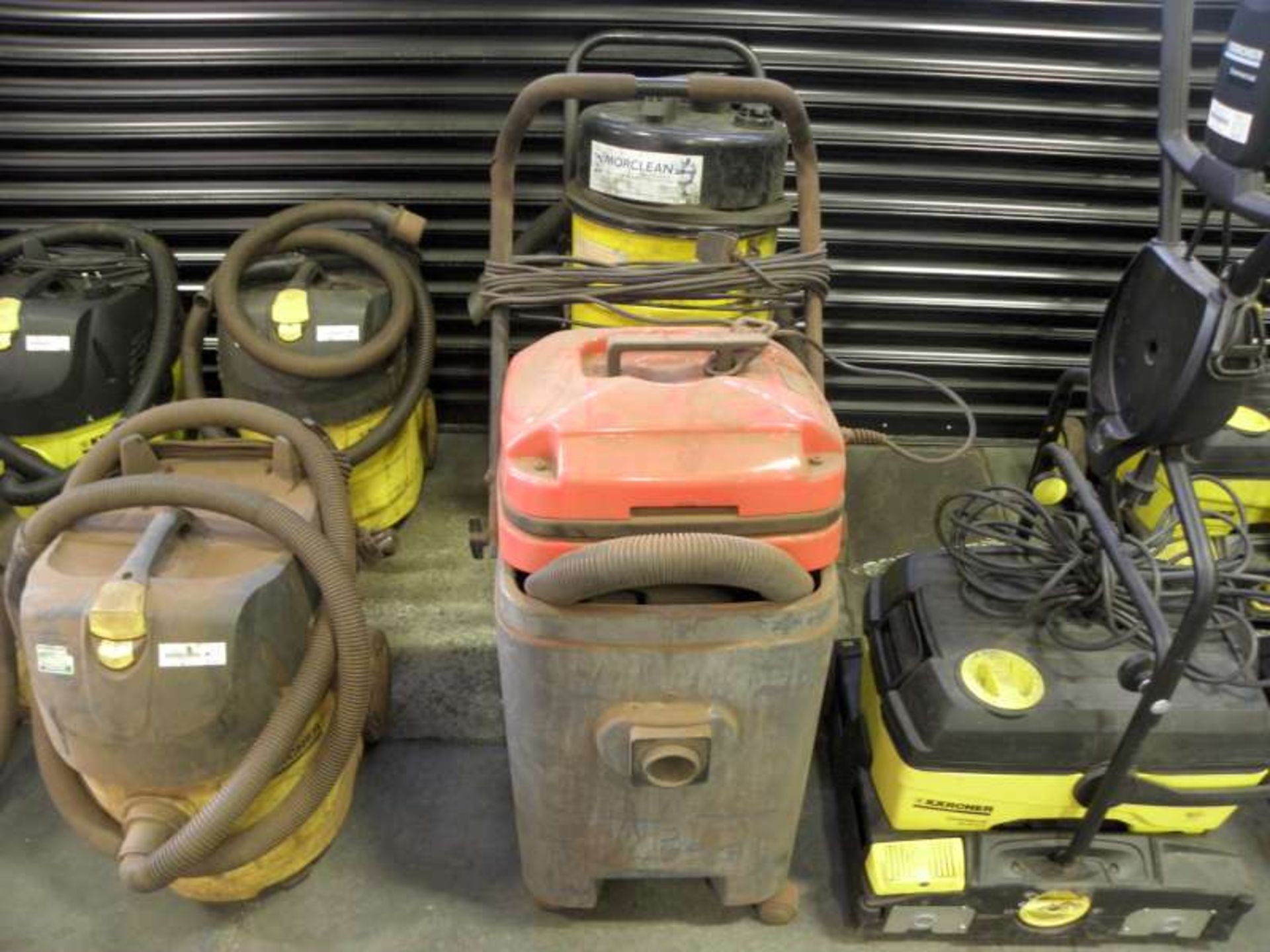 VICTOR WV35 AND A MORCLEAN INDUSTRIAL VACUUM CLEANERS