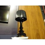 BLACK TABLE LAMP WITH BLACK SHADE