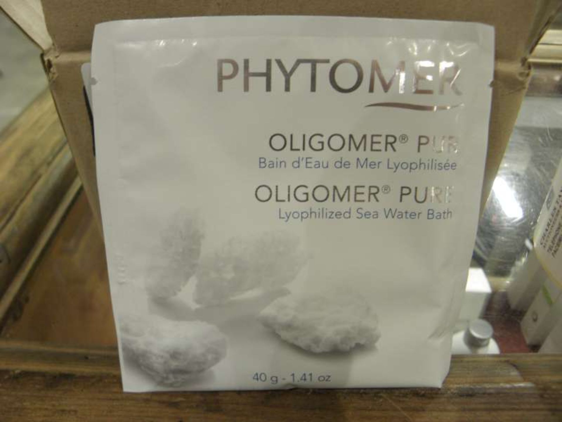 20 X 40 G PACKS OF PHYTOMER OLIGOMER PURE LYOPHILIZED SEA WATER BATH IN 1 BOX