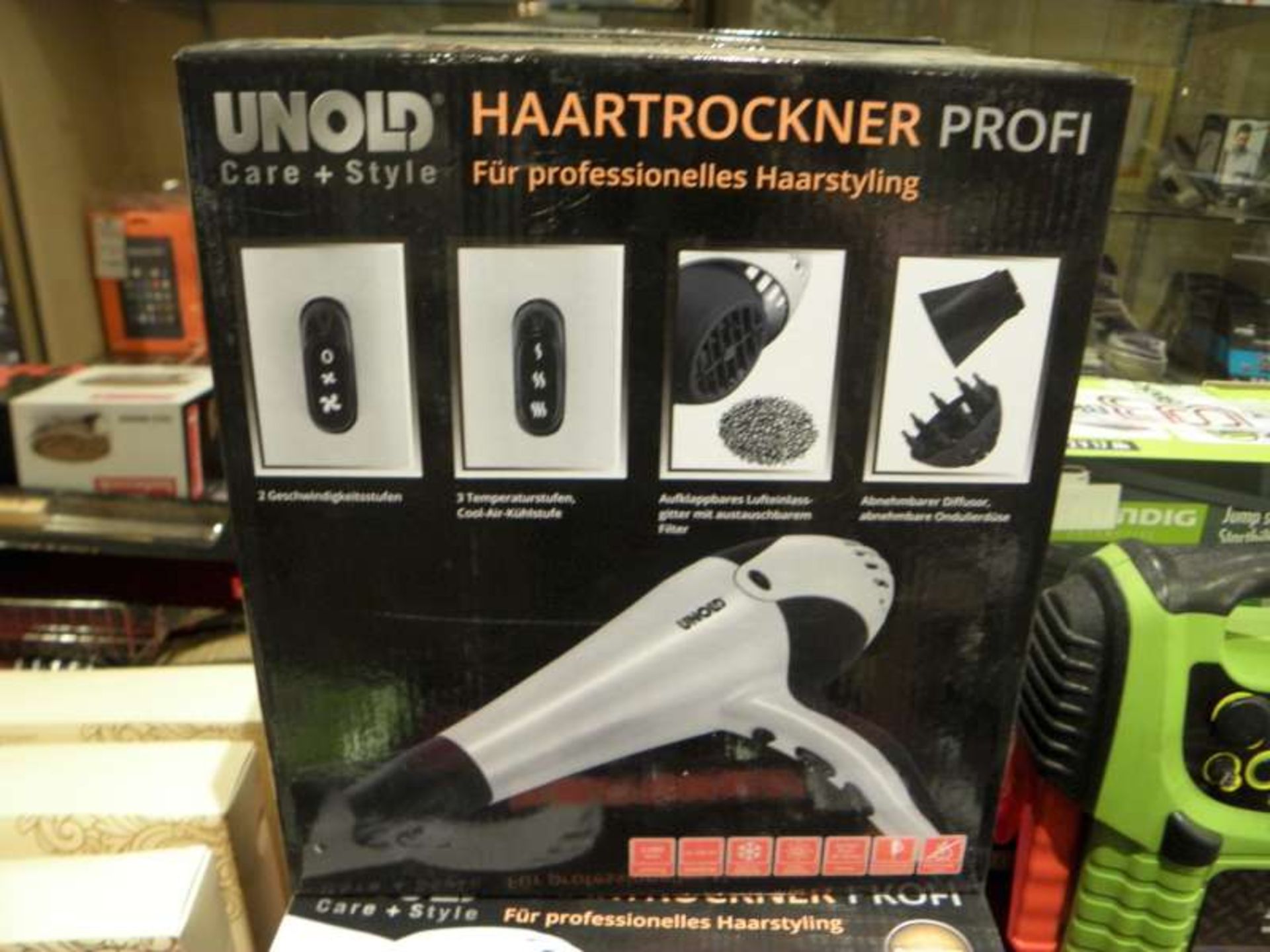 9 X UNOLD HAIR DRYERS