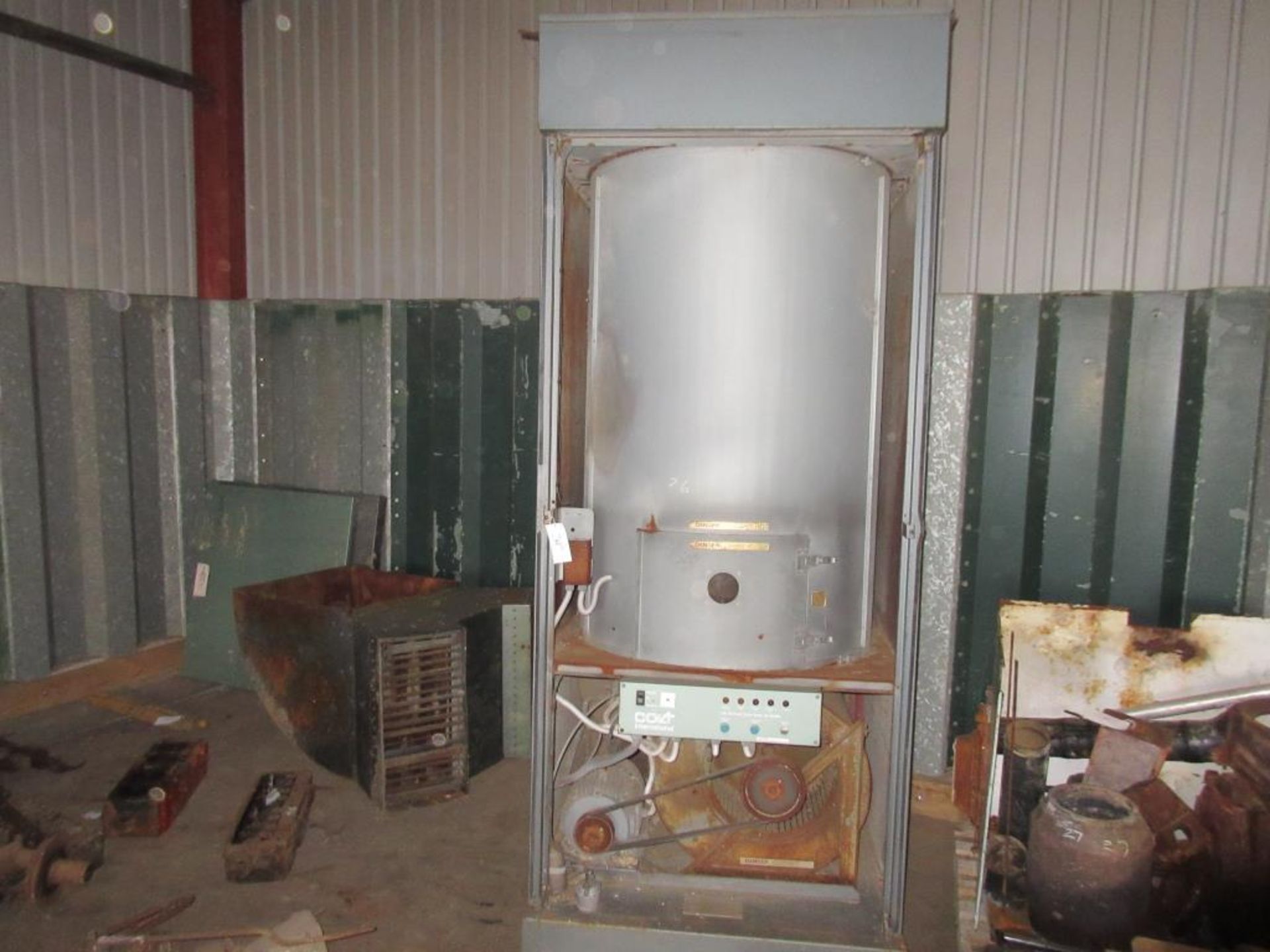 Colt International oil fired static workshop heater