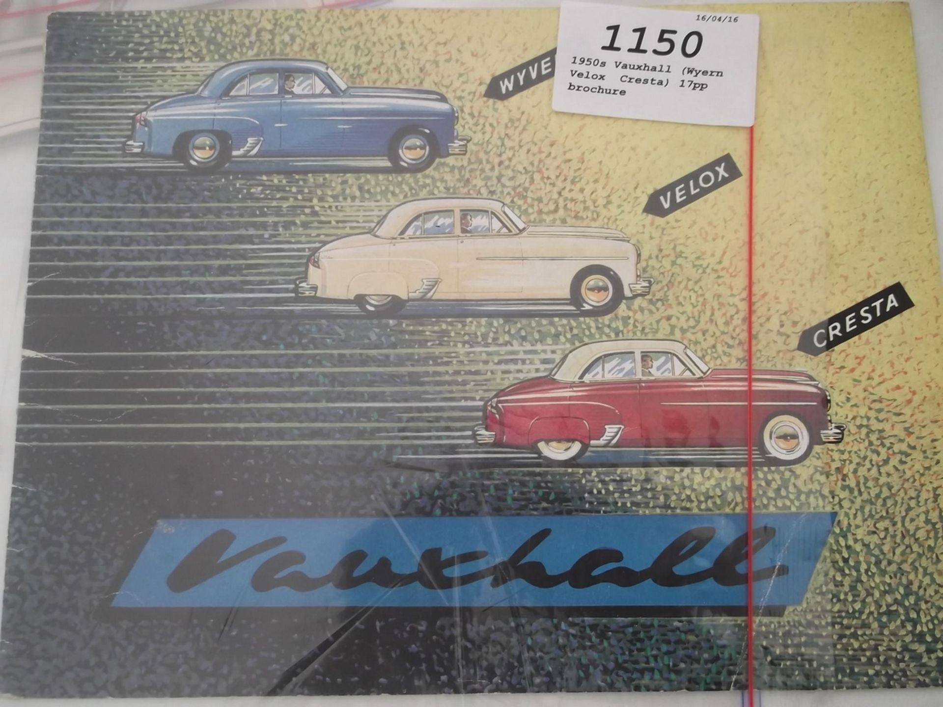 1950s Vauxhall (Wyern, Velox, Cresta) 17pp brochure