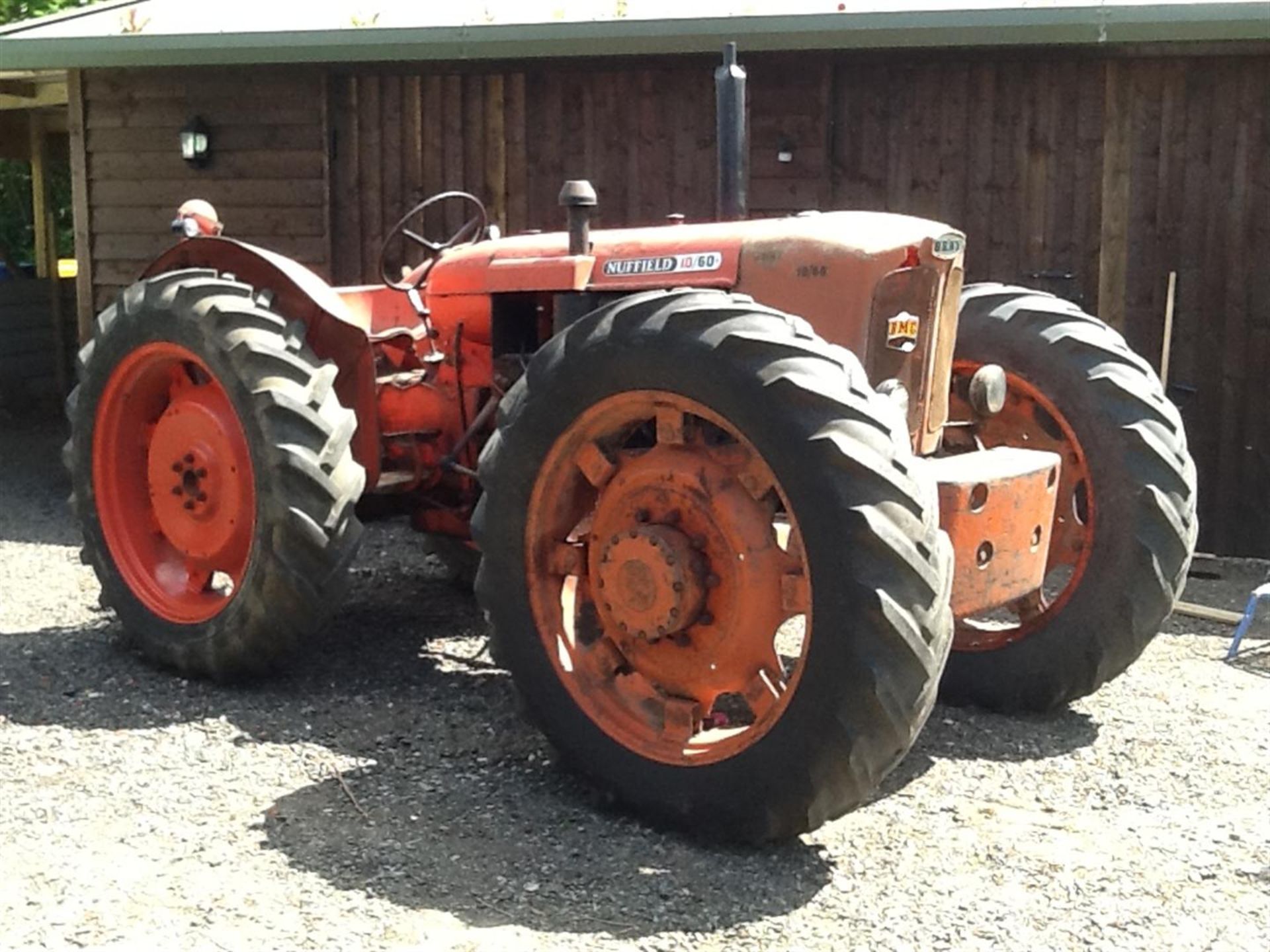 1967 NUFFIELD BRAY 10/60 4cylinder diesel TRACTOR Serial No: 60N/685473 Fitted with a Bray 4x4 front