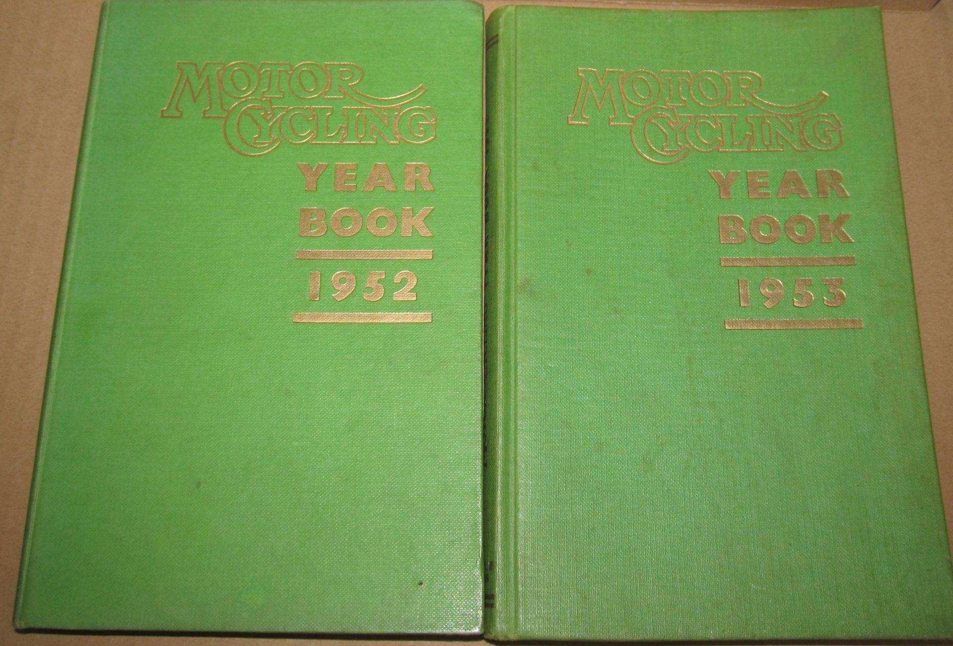 Motor Cycling yearbooks 1952 & 1953