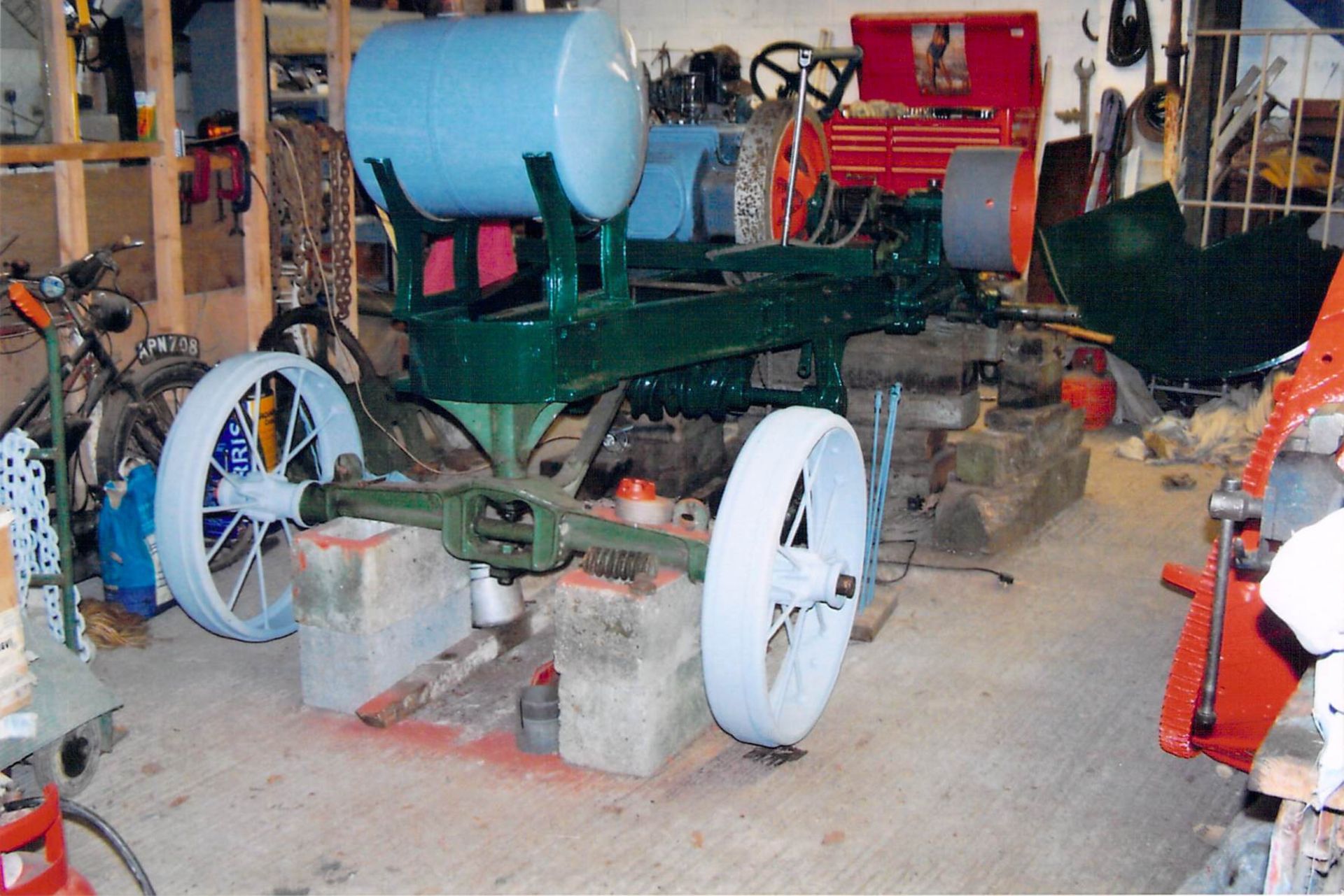 1917 WATERLOO BOY/OVERTIME Model R single speed 2cylinder petrol TRACTOR Serial No: 4527 This - Image 3 of 11