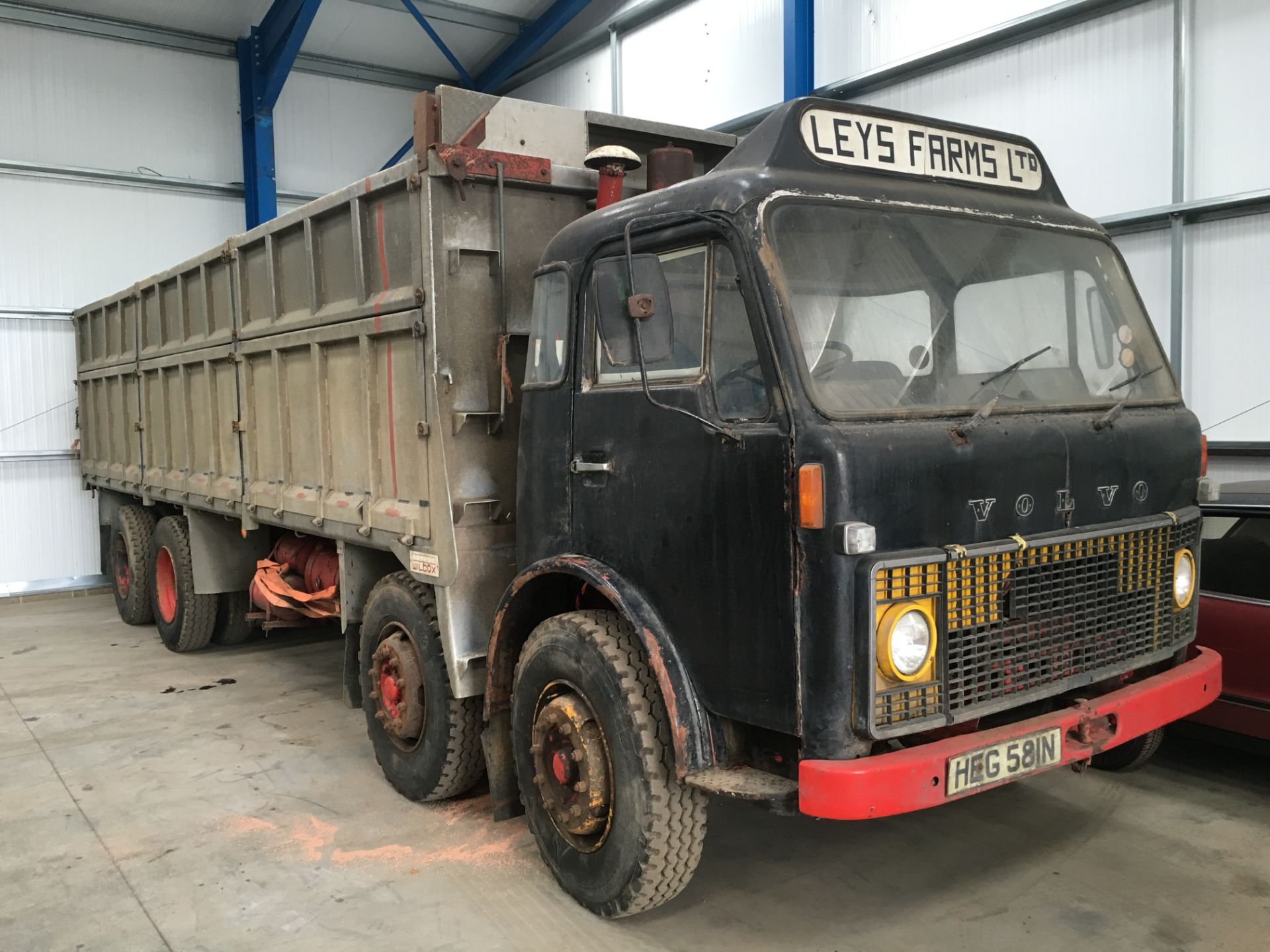 1975 Volvo F86 8 x 4 Tipper Reg. No. HEG 581N Chassis No. AT74028 This F86 is liveried for Leys