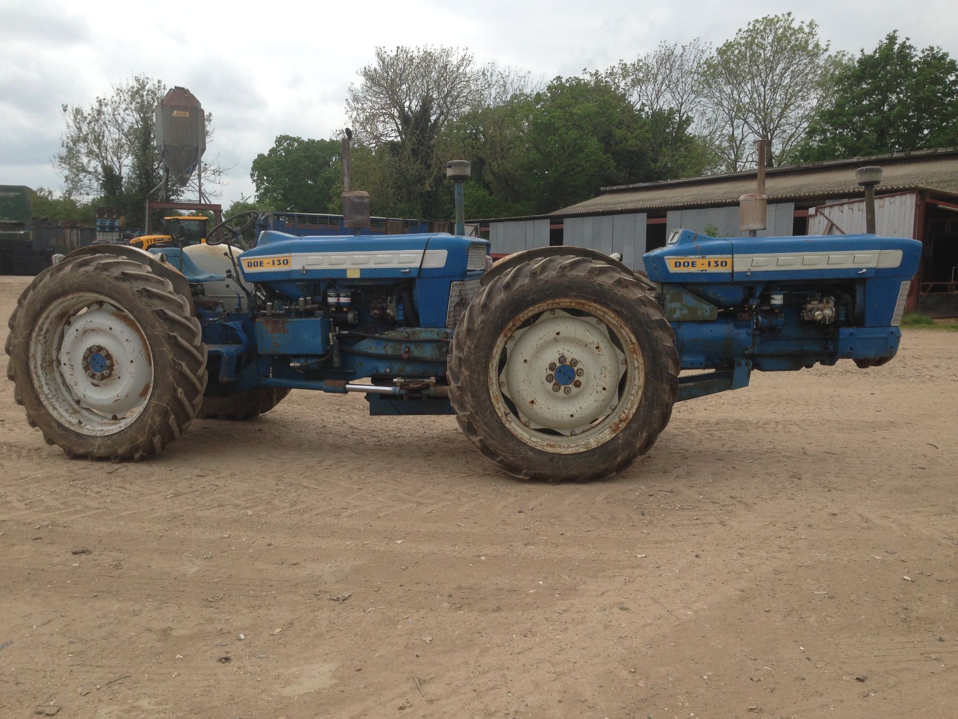 DOE-130 (re-creation) diesel TANDEM TRACTOR This very imposing classic tractor is a very skilful - Image 3 of 6