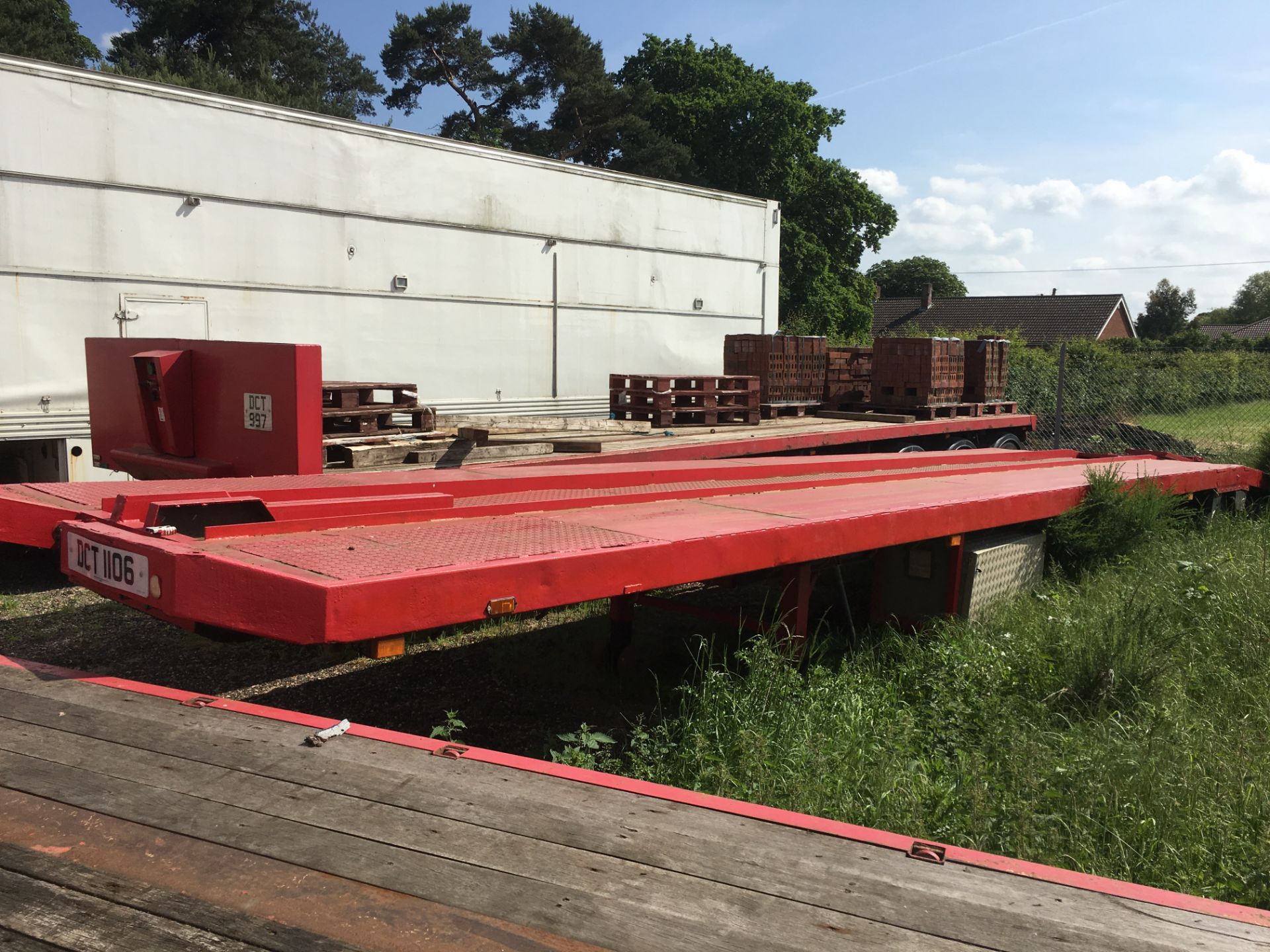 1979 York single axle 'sloper' trailer Serial No: 98144279