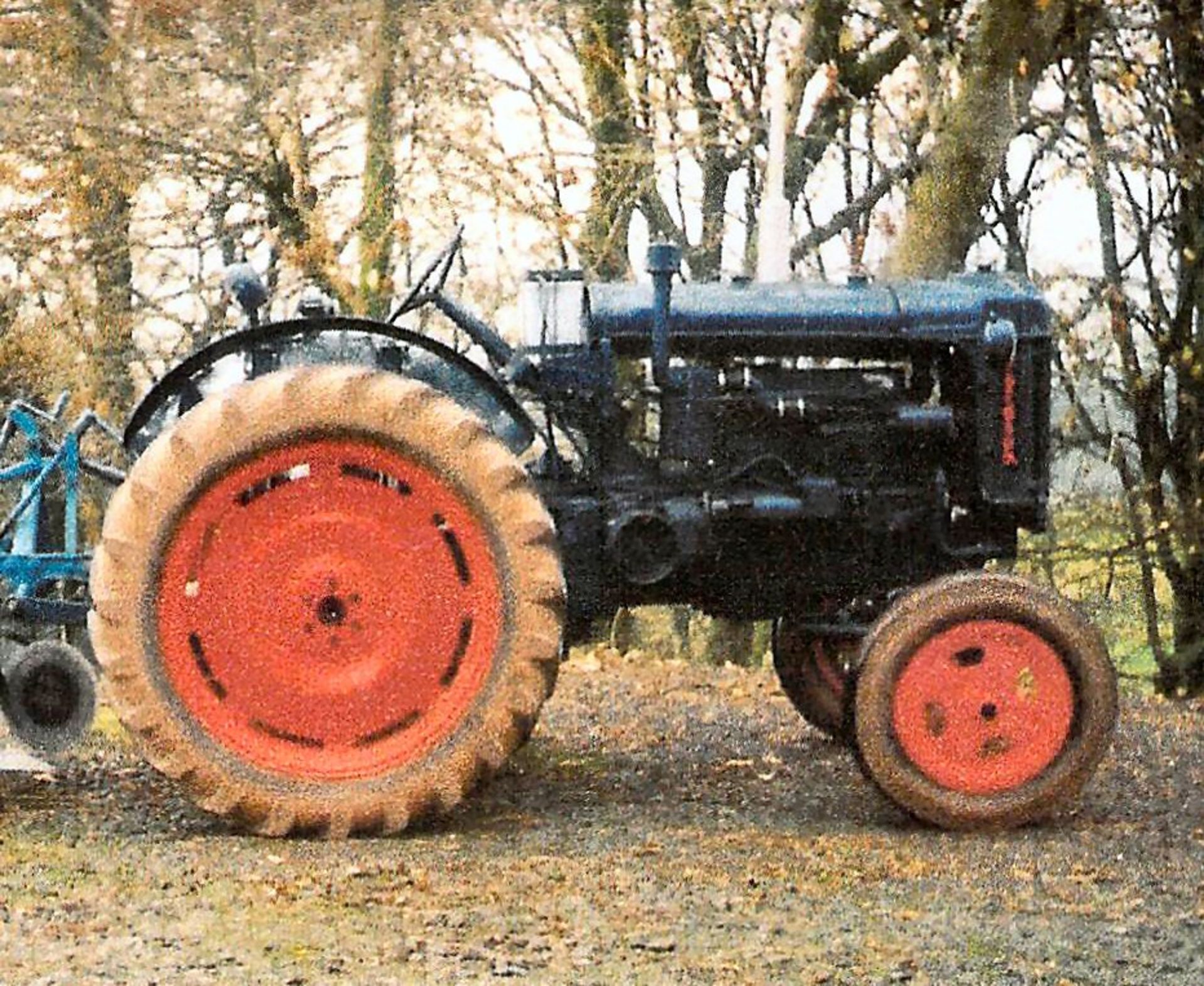 c1949 FORDSON E27N 4cylinder diesel TRACTOR Engine No. 6001759 Fitted with a Perkins L4 diesel