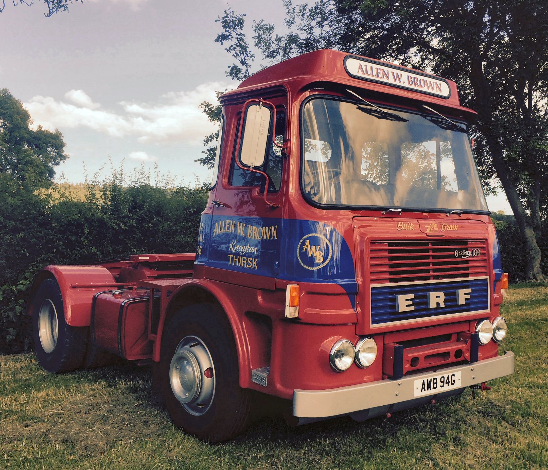 1975 ERF A series fifth wheel tractor unit Reg. No. AWB 94G (formerly KVG 952P) Chassis No. 29934