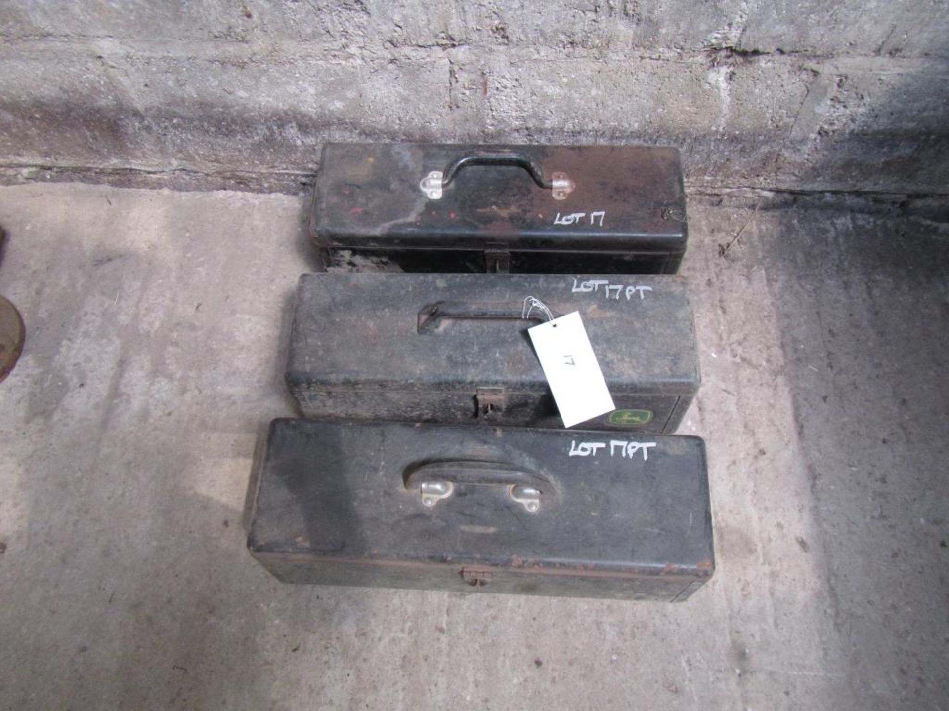 3no. Tractor tool boxes