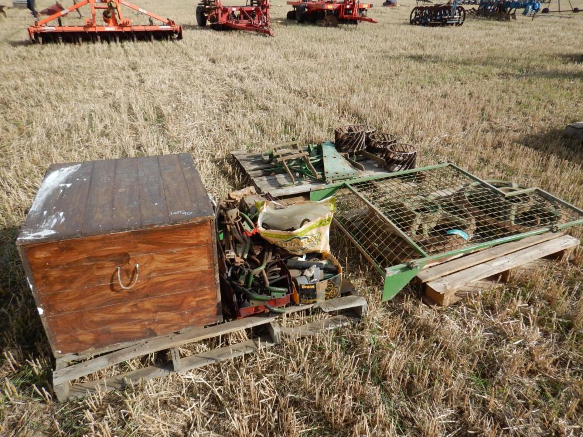 Set of Opel wheels and Garford Victor sugar beet harvester spares