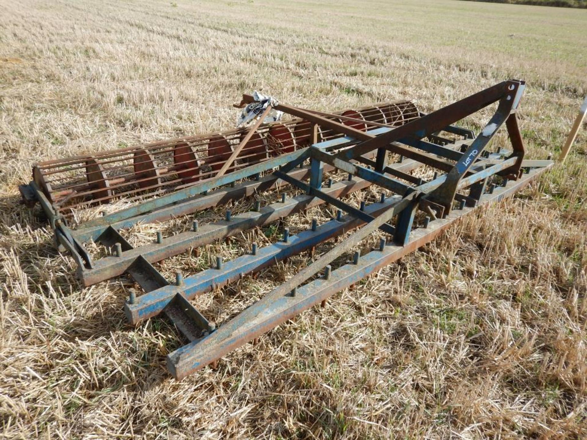 Blench mounted Dutch harrow, 12ft