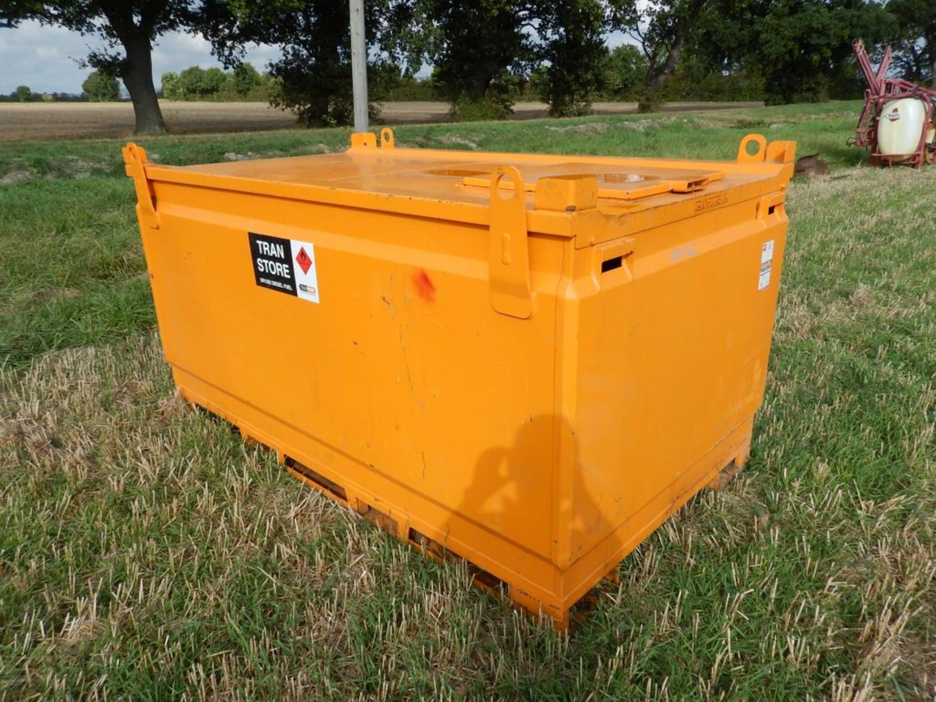 TransStore 3000ltr fuel tank fitted with battery operated pump