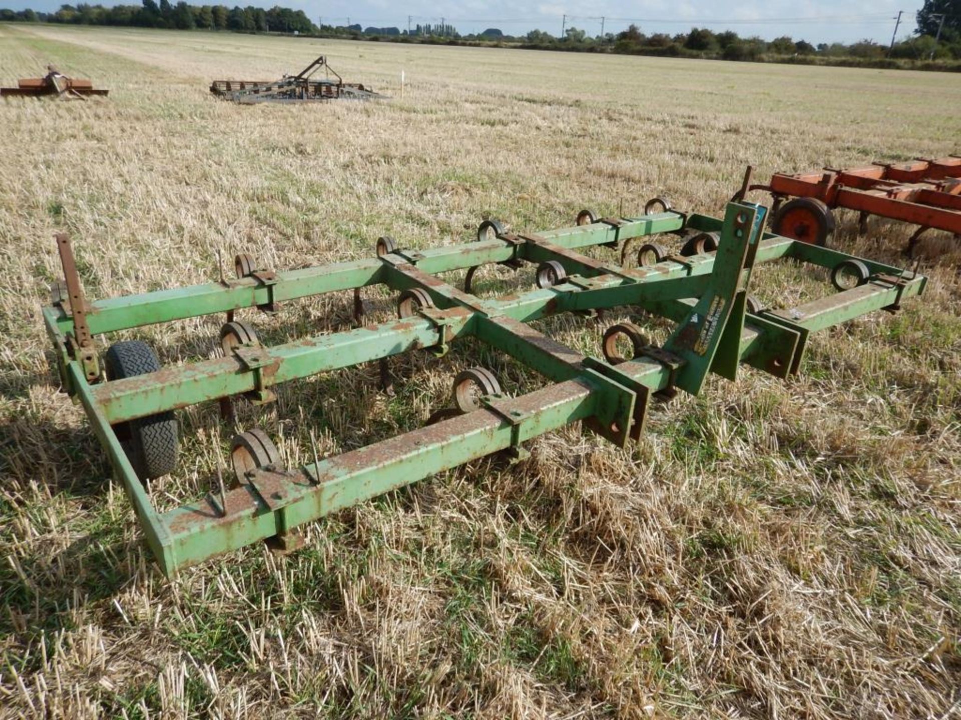 Cousins mounted pigtail cultivator, 12ft