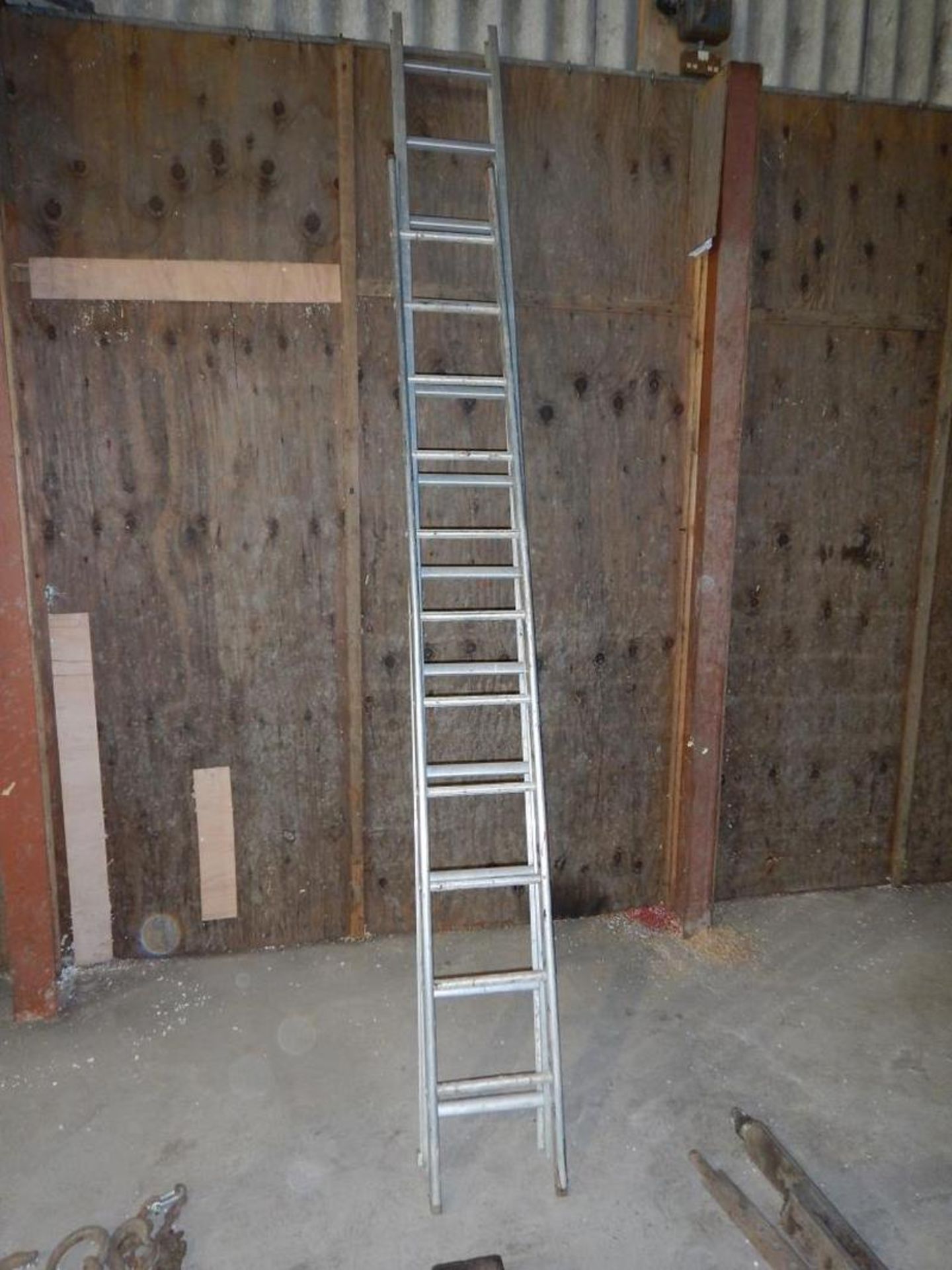 2no. aluminium ladders