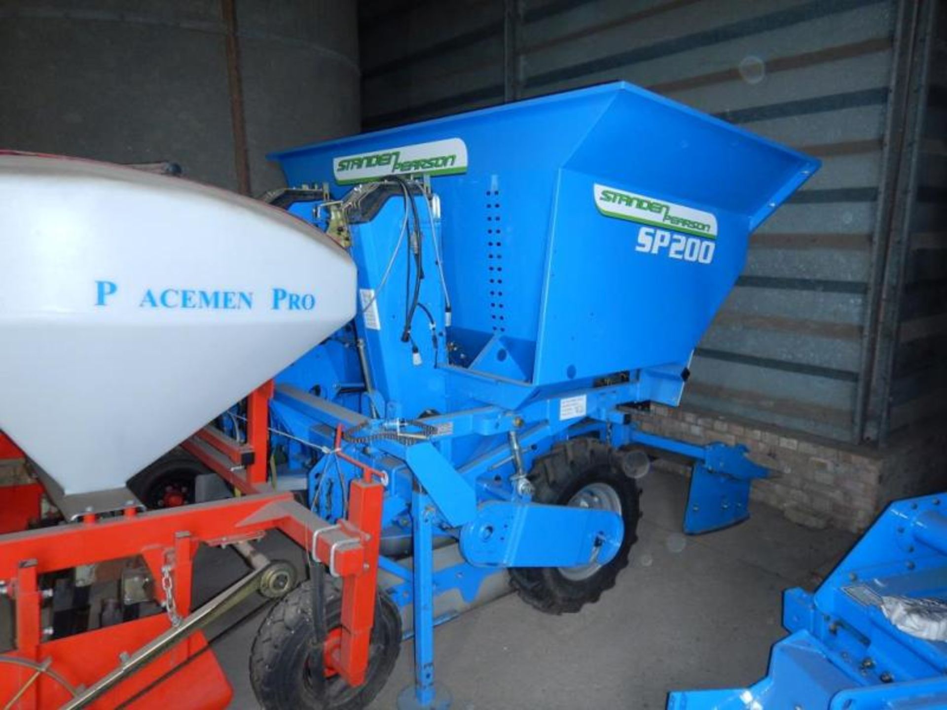 2011 Standen Pearson SP200 Planter Type BB2 mounted 2row potato planter c/w space selector