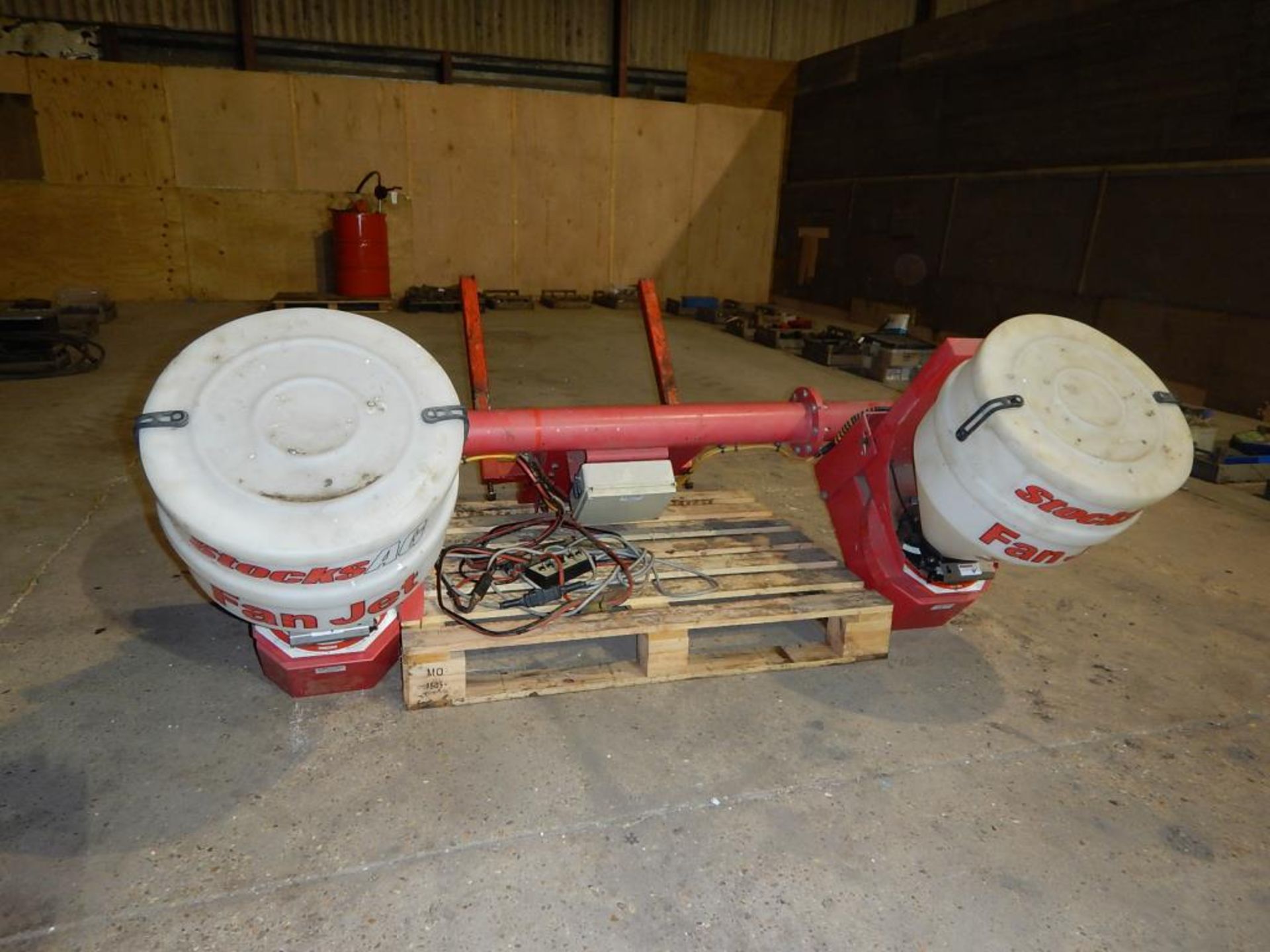 Stocks Fan Jet Duo front mounted slug pelleter, 36m