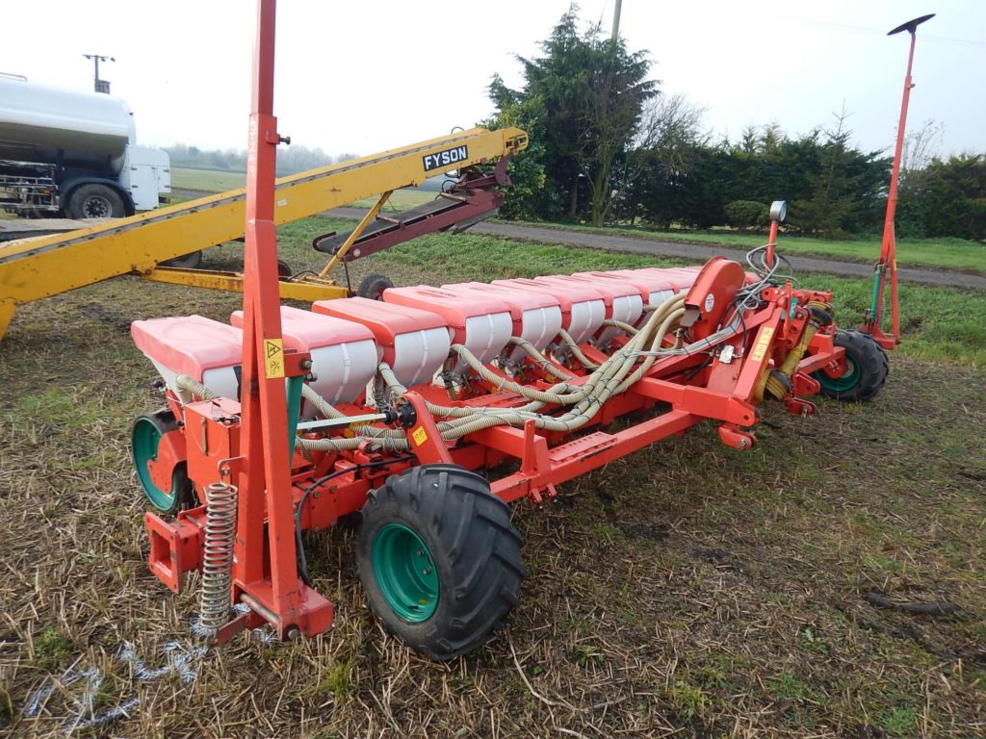 Kverneland/Accord 12row air maize/bean drill with large seed hoppers