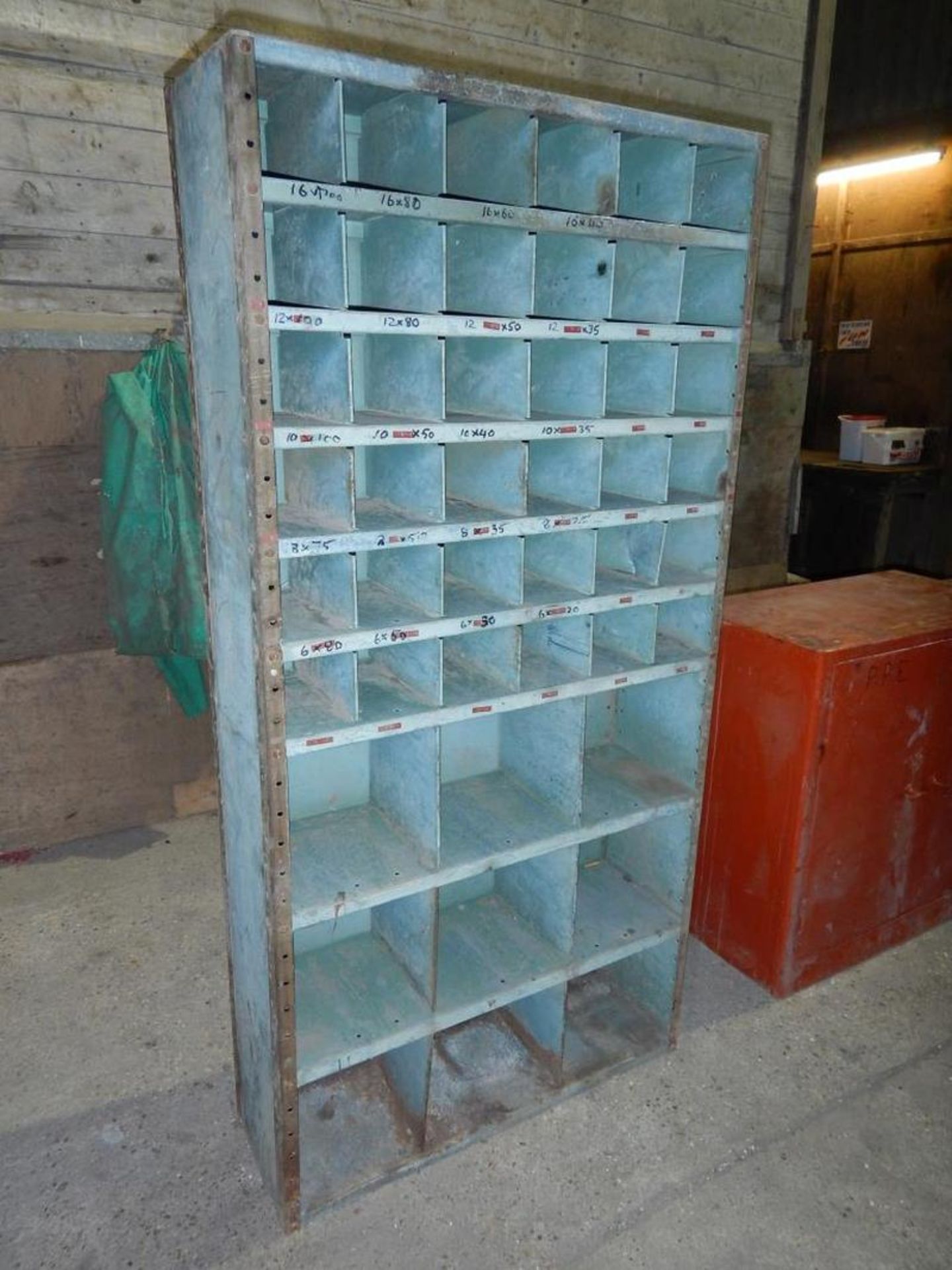 Metal storage cabinet