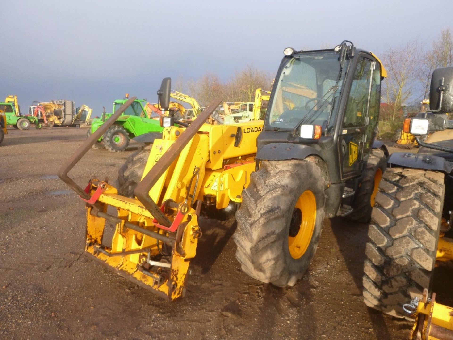 JCB 531-70 Agri Super Telehandler.  Reg. No. AU08 ETF.  Ser.No. 1425526