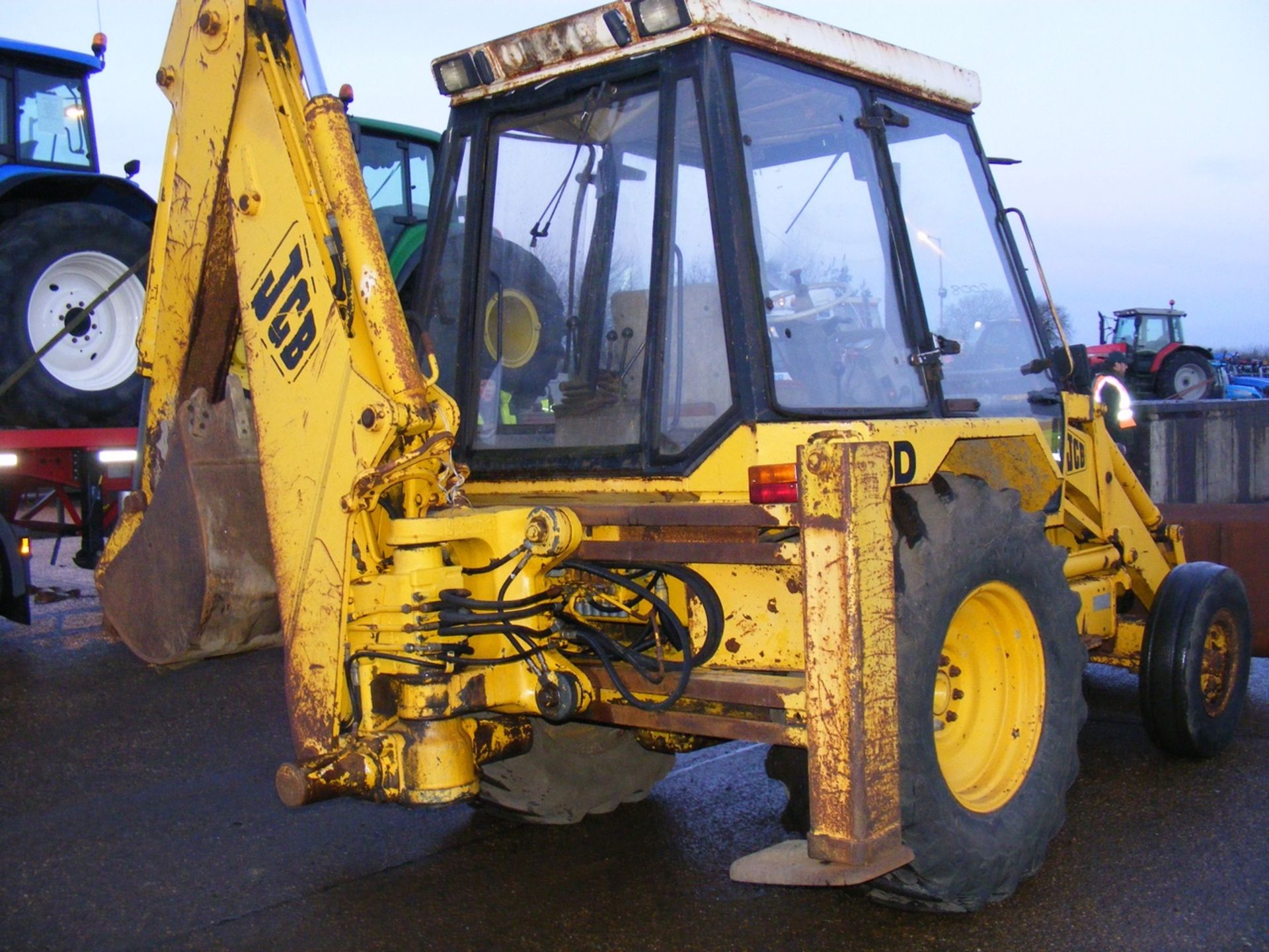 1985 JCB 3CX 2wd with Perkins Engine, All Glass Door. No V5 - Image 3 of 4