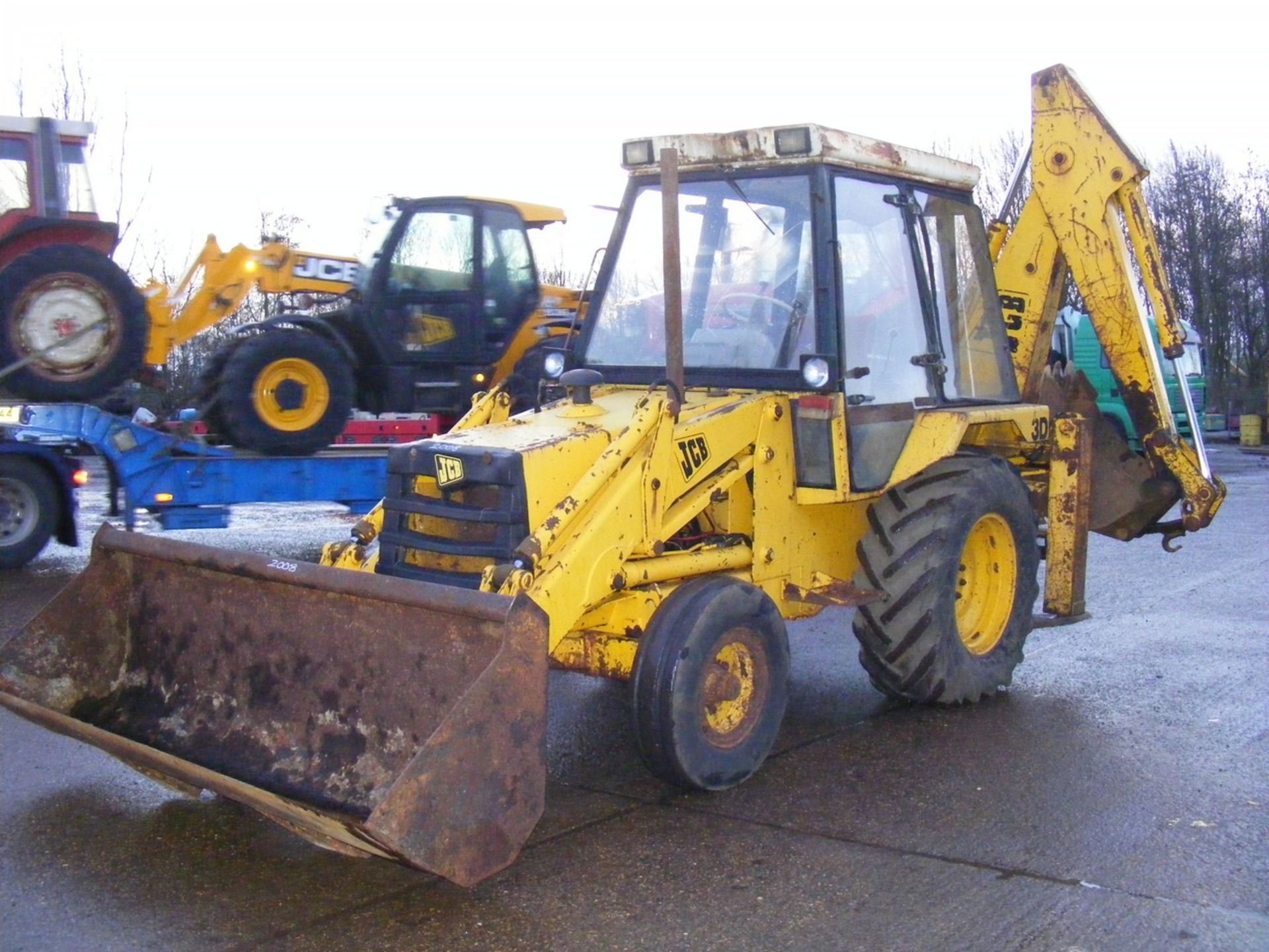 1985 JCB 3CX 2wd with Perkins Engine, All Glass Door. No V5