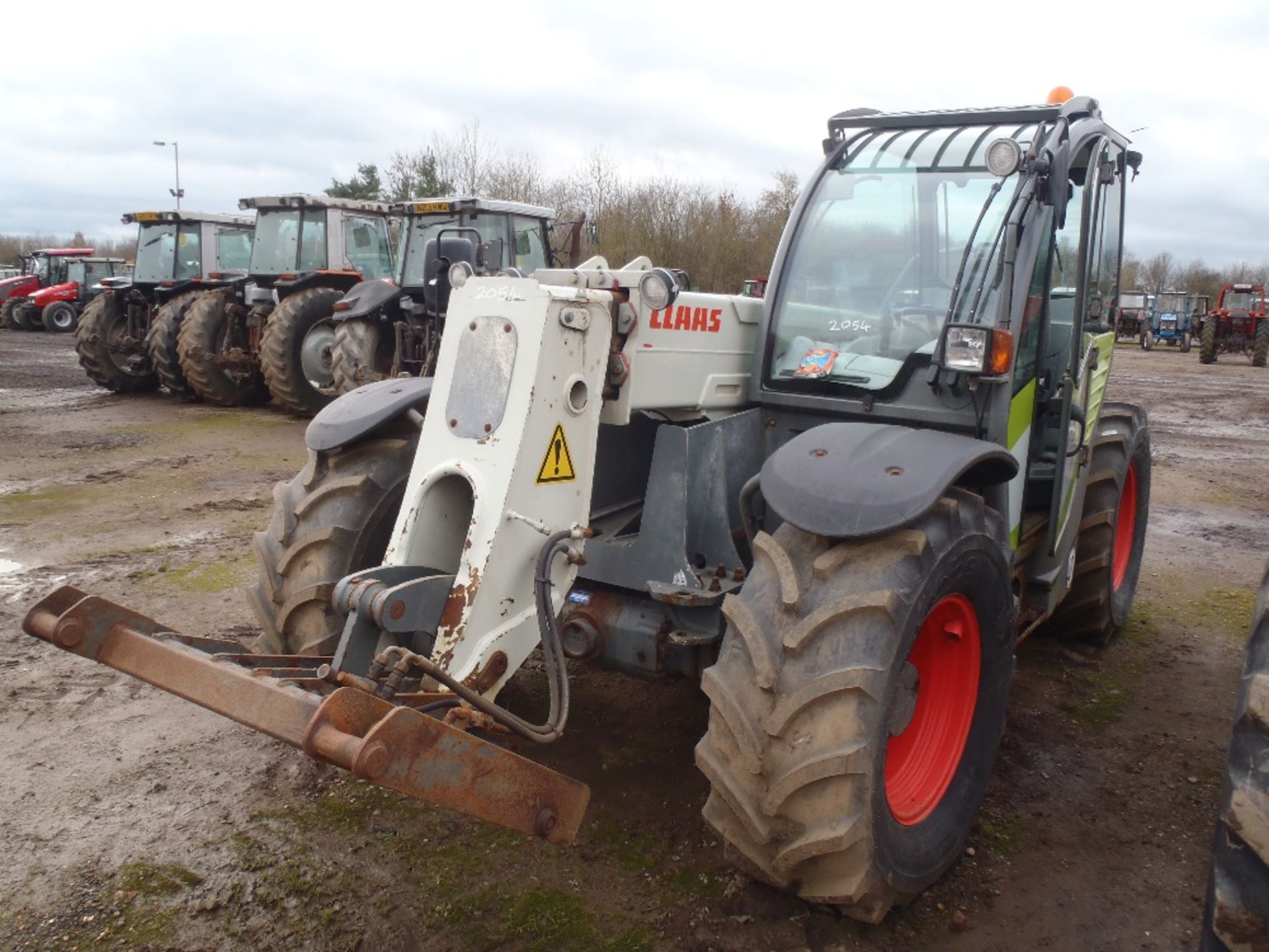 Claas Scorpion 7040 Plus Vario Telehandler.  Reg.No. SY09 RDF