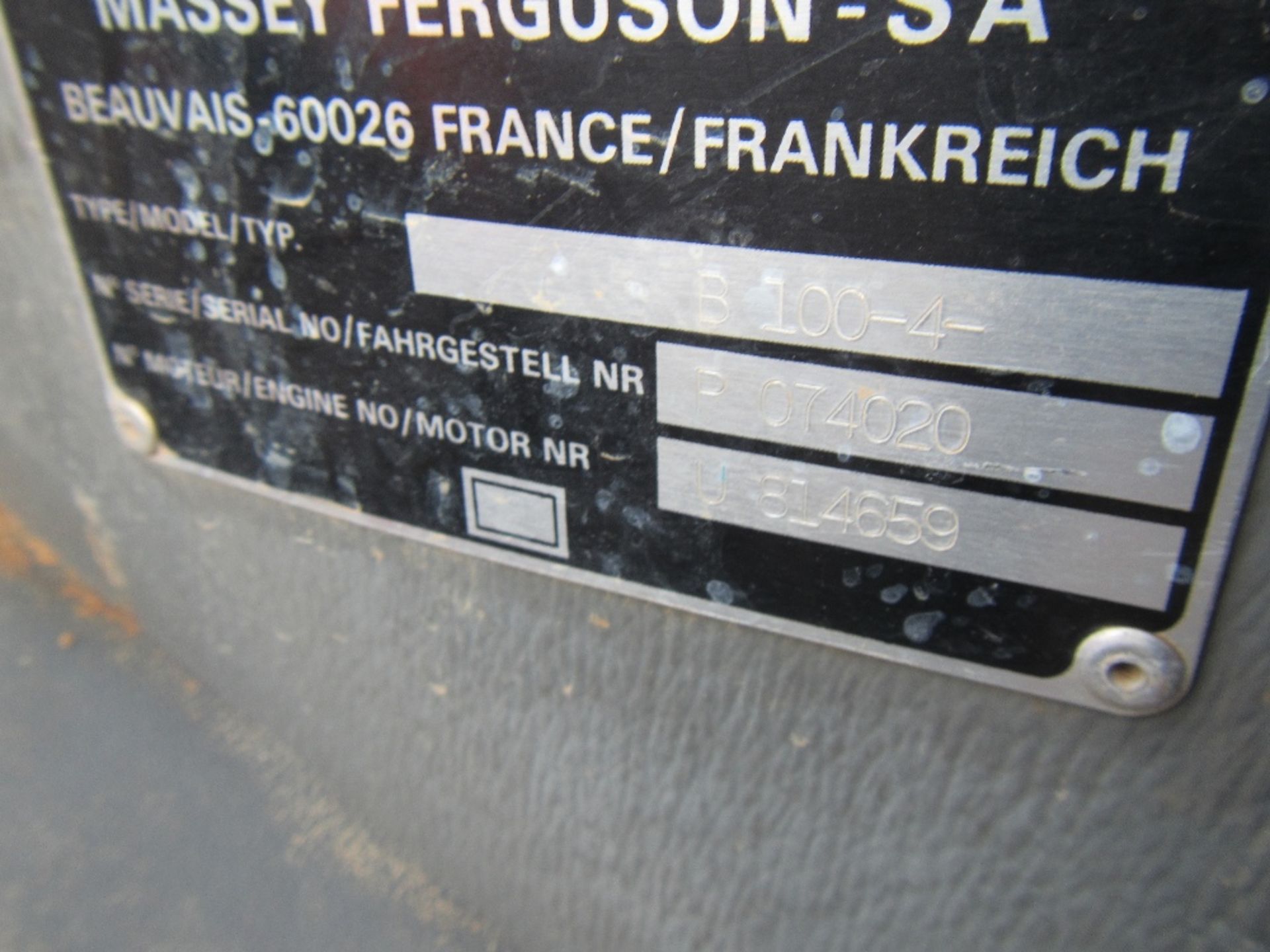 Massey Ferguson 3090 4wd Tractor  Reg No G213 UFW  Ser No P074020 - Image 12 of 12