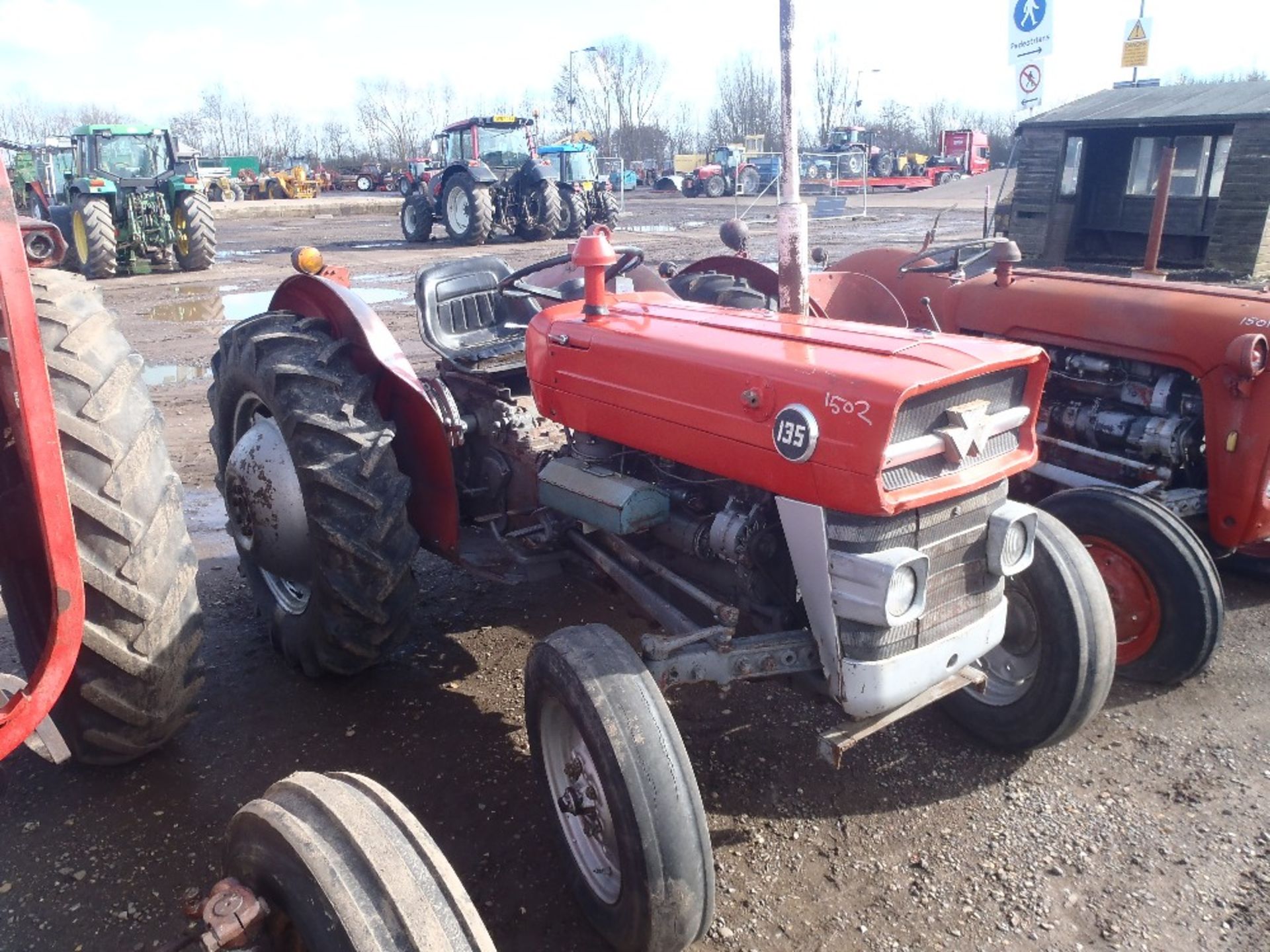 Massey Ferguson 165 Tractor with Square Axle, Power Steering & 4 Bolt Pump - Image 9 of 9