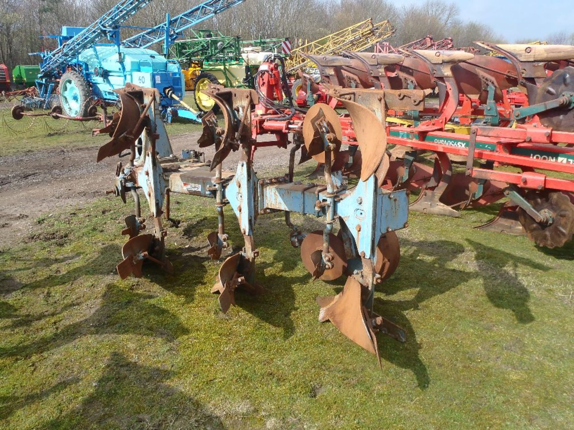 Ransomes 3 Furrow Reversible Plough - Image 4 of 5