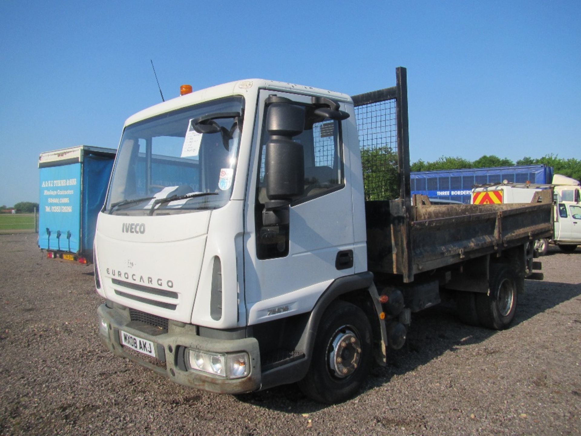 2008 Ford Cargo 7.5 Ton Steel Body Tipper. Tested till July 2016 - Image 2 of 5